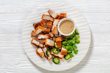 Lechon Kawali, filipino crispy fried pork belly
