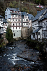 Fototapeta premium Old half-timbered houses in Germany