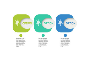 Infographic template for business plan ,strategy, roadmap. 3 Steps Modern minimal  timeline diagram creative style, rectangle shape, presentation vector infographics