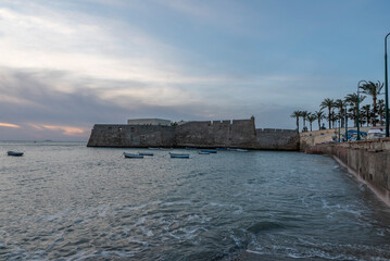 Cadiz a port city in Andalusia in southwest Spain and different city views