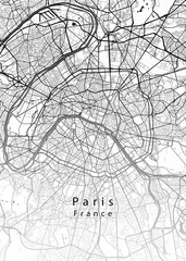 Paris France City Map