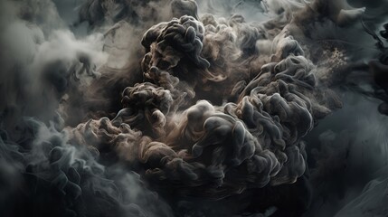 Smoke Background, Image Ai Generated