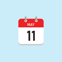 May 11 Concept Design. Vector Illustration.