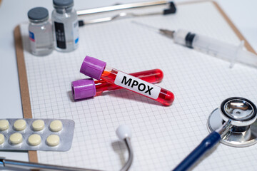 Blood collection tubes monkeypox （MPOX） test positive results