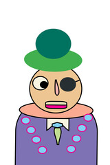Funny boy Like a Pirate