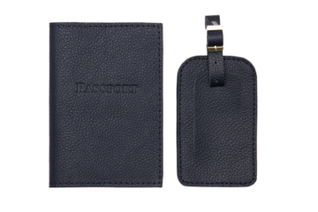 Coded Passport Covers. Brown, white, yellow, beige