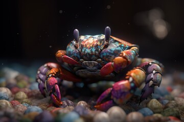 Happy Crab Papercraft, Generative AI