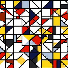 Seamless repeating pattern - contemporary art pattern