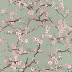 Seamless repeating pattern - beautiful floral pattern