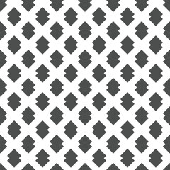Abstract geometric pattern. Black seamless background. Vector illustration EPS 10.