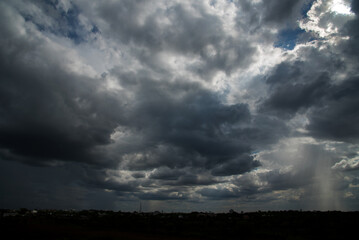 Fototapeta na wymiar Beautiful sky background with clouds.