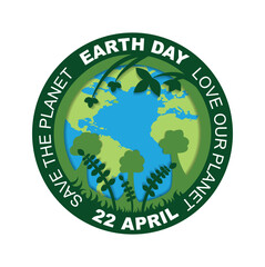 World environment and earth day concept, vector, illustration.