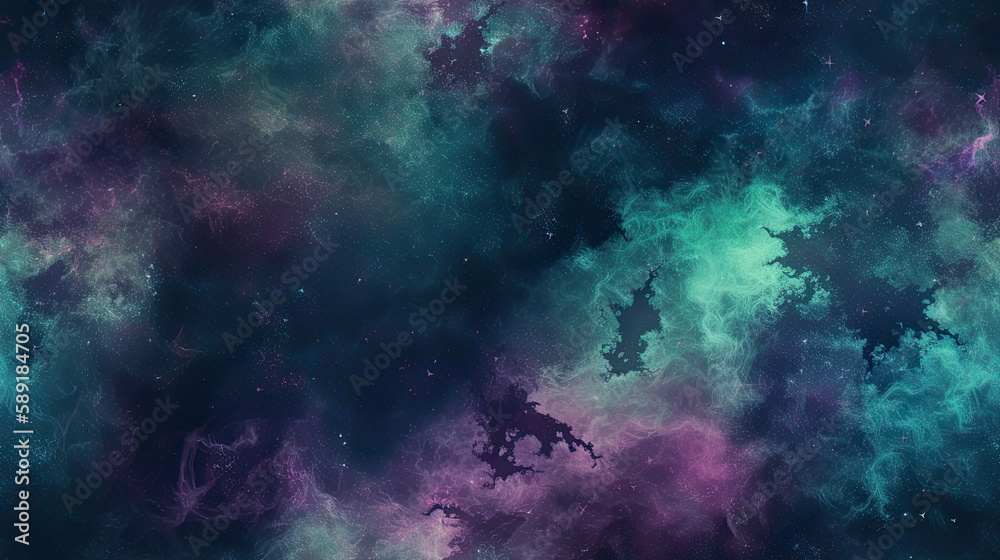 Wall mural deep space background - by generative ai