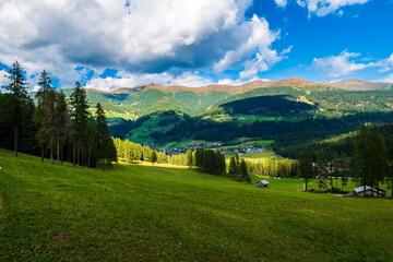 Val Fiscalina. Frame of the Sesto Dolomites.