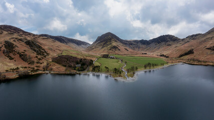 Buttermere Fleetwith Pike and Haystacks