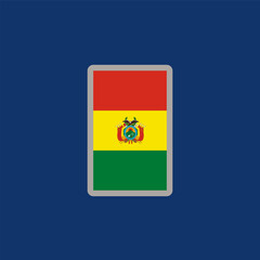 Illustration of bolivia flag Template