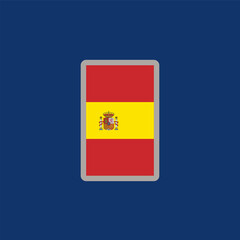 Illustration of spain flag Template