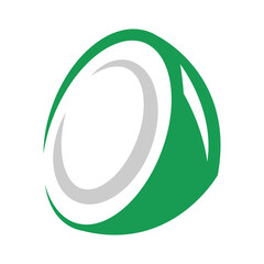 Coconut icon logo design