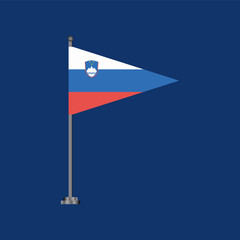 Illustration of slovenia flag Template