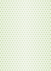 麻の葉模様 グリーンの背景イラスト