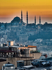 Obraz premium The mosque by the hill