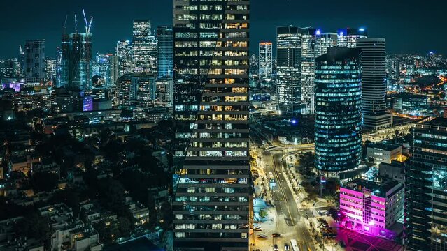 Tel - aviv night view