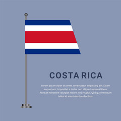 Illustration of Myanmar flag Template