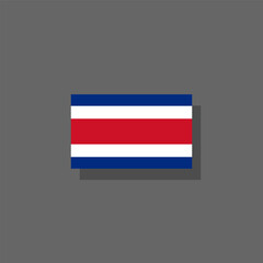 Illustration of Myanmar flag Template