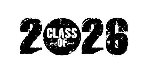 Class Of 2026 T Shirt Design Vector
