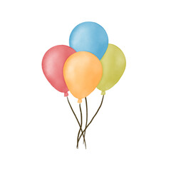colorful decorative balloons