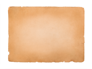 Old sheet of paper isolated on transparent background.	
Stock photo