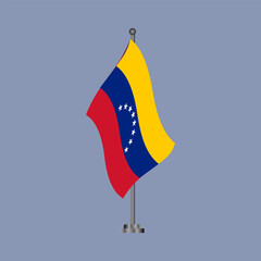 Illustration of Venezuela flag Template