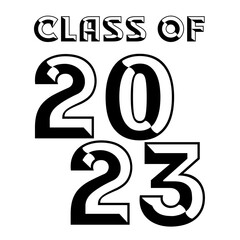 Class Of 2023 T Shirt Design Vector,