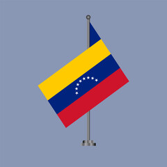 Illustration of Venezuela flag Template