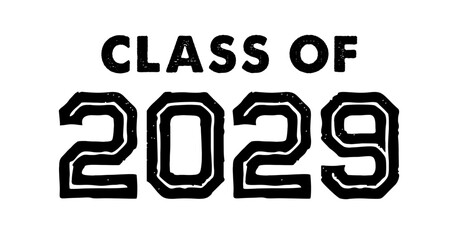Class Of 2029 Vector, T shirt Design