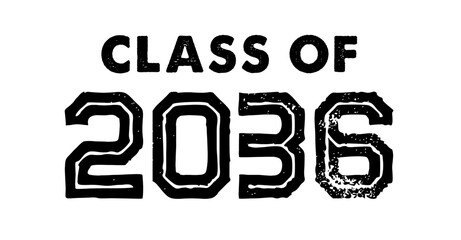 Class Of 2036 Vector, T shirt Design