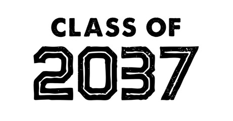 Class Of 2037 Vector, T shirt Design