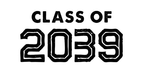 Class Of 2039 Vector, T shirt Design