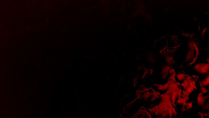 Fototapeta premium red dark shaded biological lines texture - abstract 3D rendering
