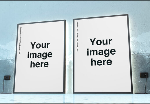 BackLight Poster Mockup 09