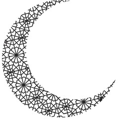 White and Black Moon Illustration and Vector 