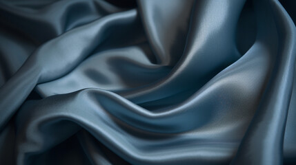Obraz premium Elegant and timeless silk taffeta: A crisp and structured fabric with a subtle sheen. Generative AI image.