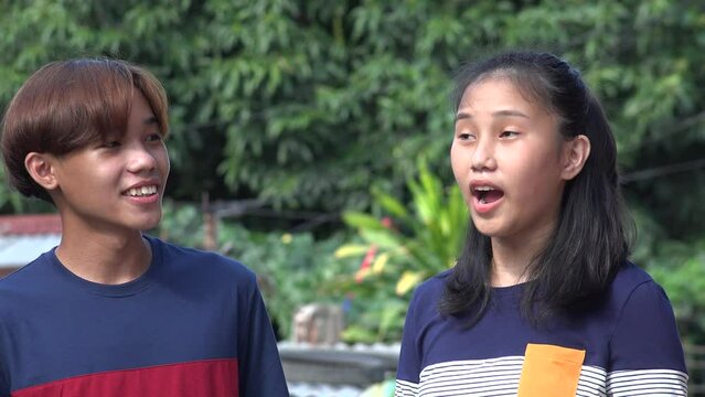 Filipino Brother and Sister