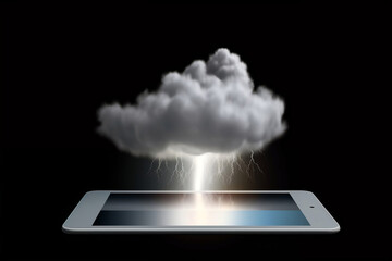 Tablet with cloud computing