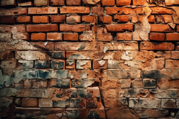 Brick wall background pattern wallpaper. Brickwork construction texture. Ai generated