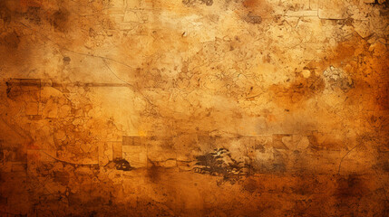 vintage texture in yellow-brown tones, background image, top view