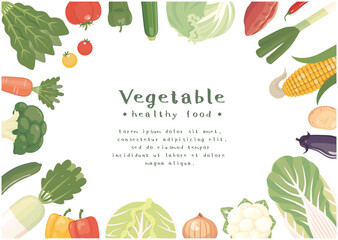 野菜フレーム　囲み