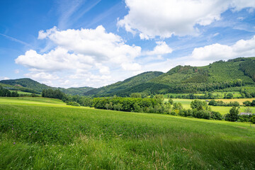 Landschaft im Sauerland in Wenholthausen und Eslohe