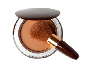 Makeup Powder and Brush