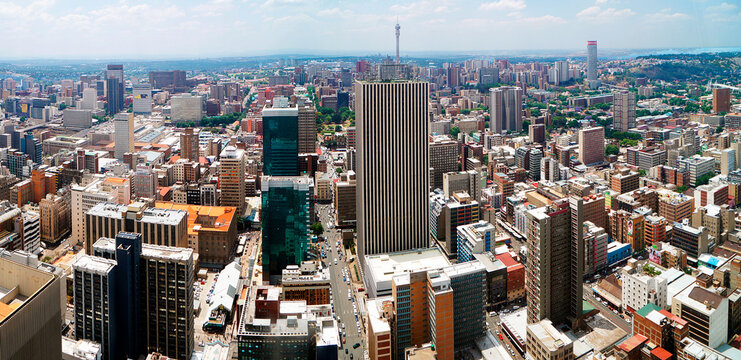 Cityscape of Johannesburg, South Africa
